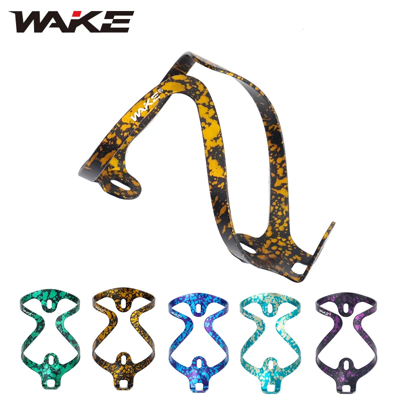 Wake MTB Portaborraccia ultraleggero per accessori per biciclette Attrezzatura per ciclismo su strada Staffa per tazza per bici Lega di alluminio