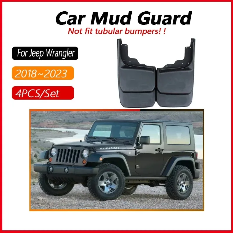 

4PCS Car Wheel Fenders for Jeep Wrangler JK 2007~2017 Antifreeze Flare Mudguard Flaps Splash Mud Guard Mudflaps Auto Accessories