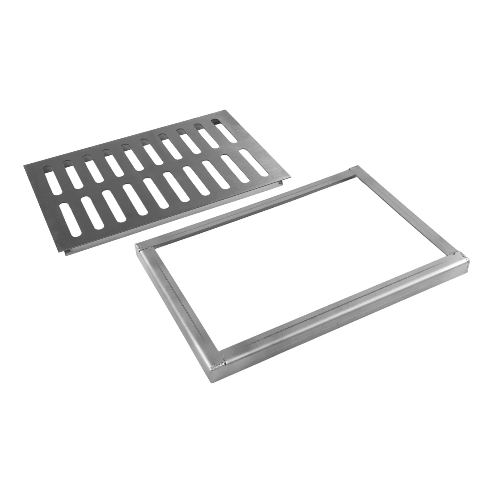 Elegant Drainage Solution Slip-resistant Efficient Water Flow 200*300*20*2mm Anti-Slip Drain Grate Brushed Finish