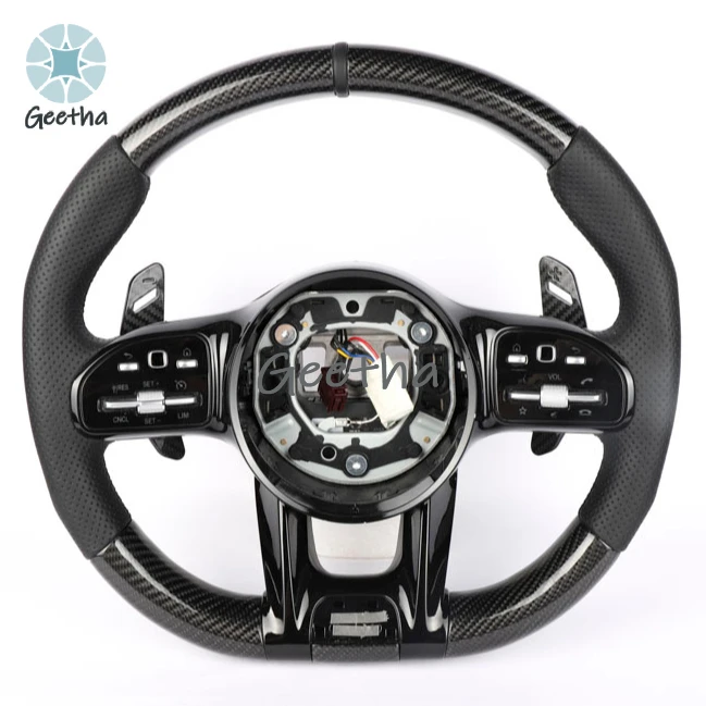 

Для Mercedes Benz A E S C G Class W205 W204 W212 W211 W213 E300 W218 Рулевое колесо из углеродного волокна Все серии Can Be Upgra