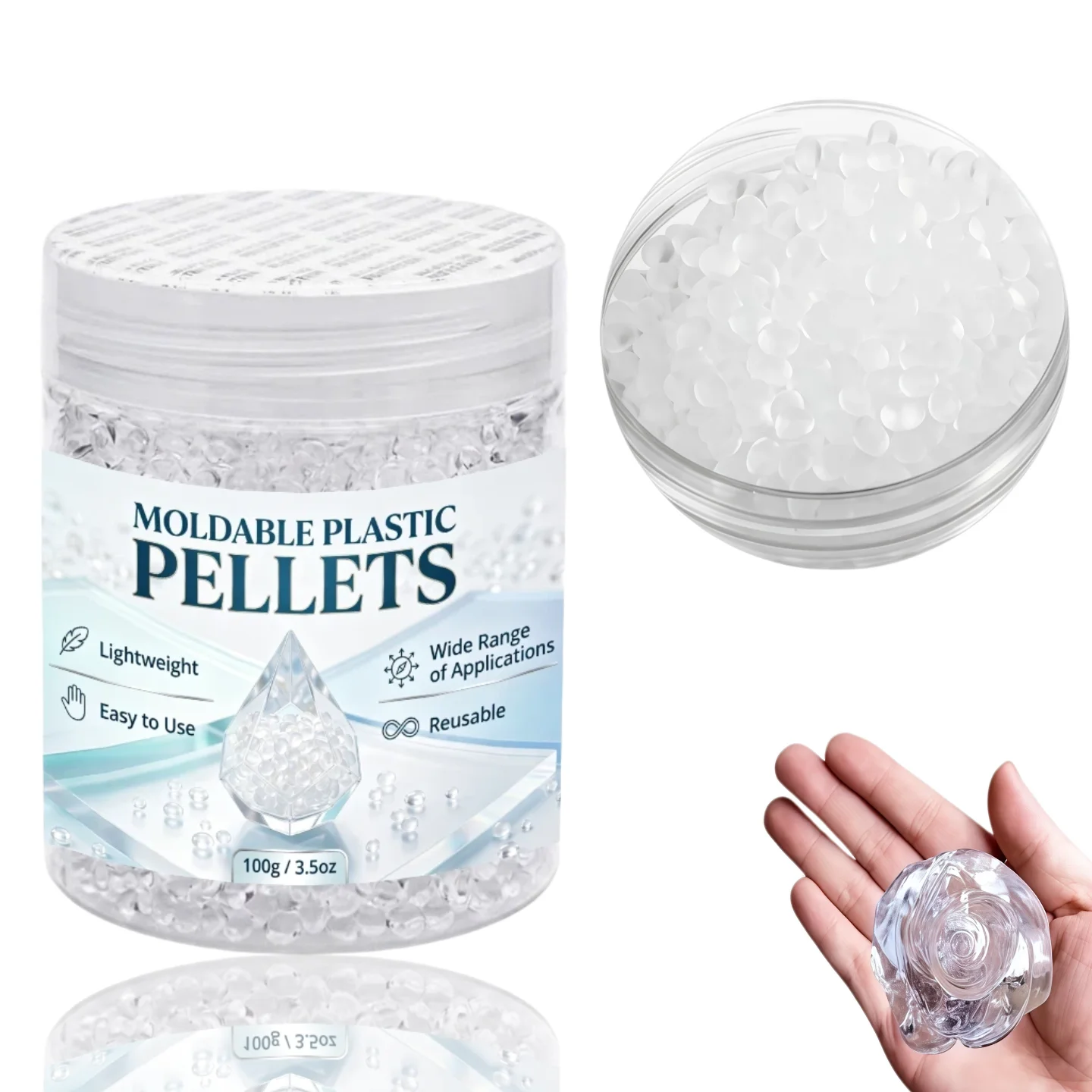 Moldable Plastic Pellets Durable Thermoplastic Material Festival Cosplay Accessories For Creative Crafting And Wide Applications