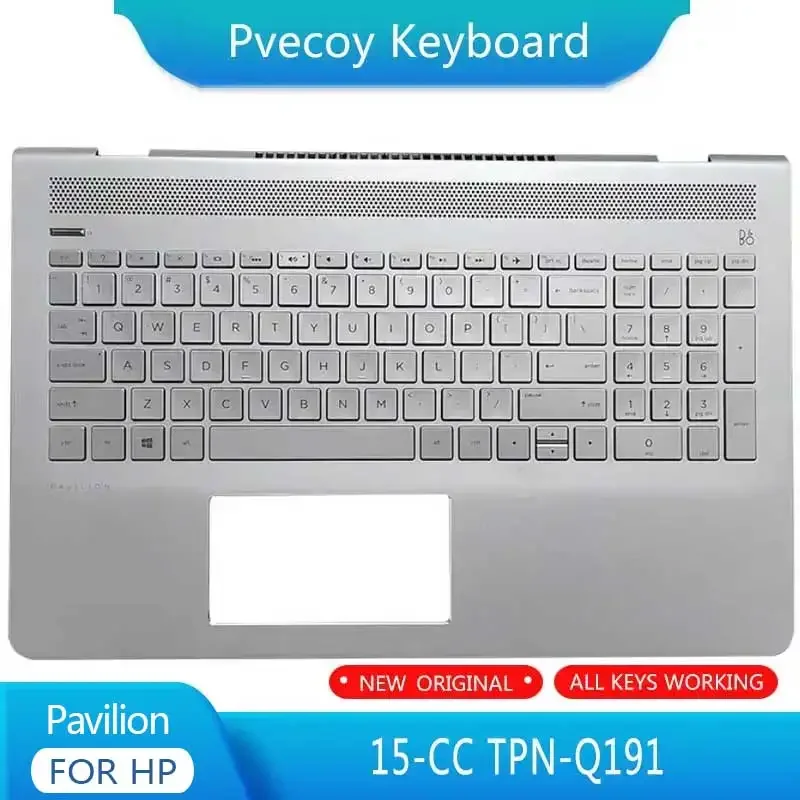 

New For HP Pavilion 15-CC TPN-Q191 Laptop Palmrest Case Keyboard US English Version Upper Cover