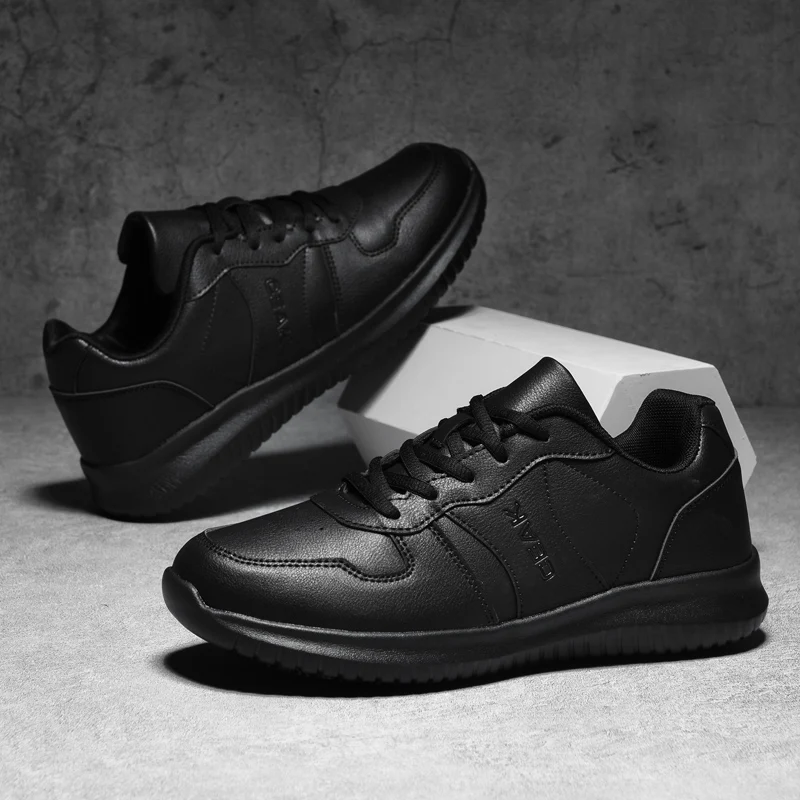 

Обувь шеф-повара, четырехсезонная мягкая подошва, нескользящая водонепроницаемая маслостойкая кухонная рабочая обувь, модная повседневная мужская рабочая обувь шеф-повара больших размеров