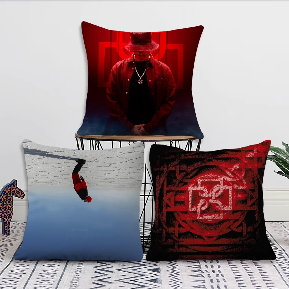 Hot Rapper D-Duki Ameri cushion cover Sofa Living Room Bedroom Headboard Backrest Cushion Square Cushion Nap Time Pillow Case