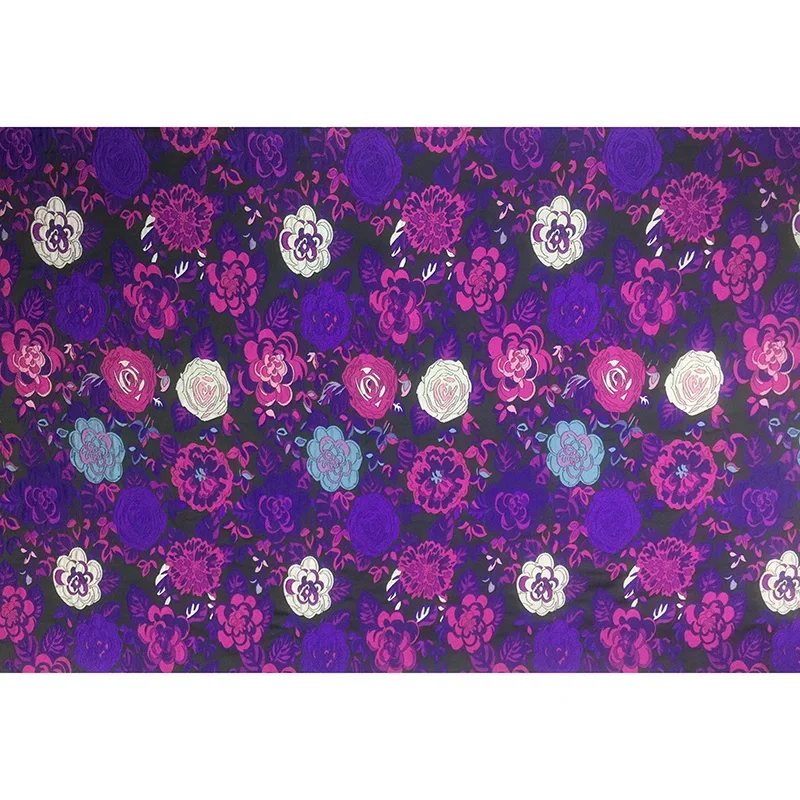 غزل مصبوغ الديباج الجاكار النسيج زهرة اللباس الأطفال دعوى الأزياء القماش تصميم للخياطة المواد بالجملة بالمتر