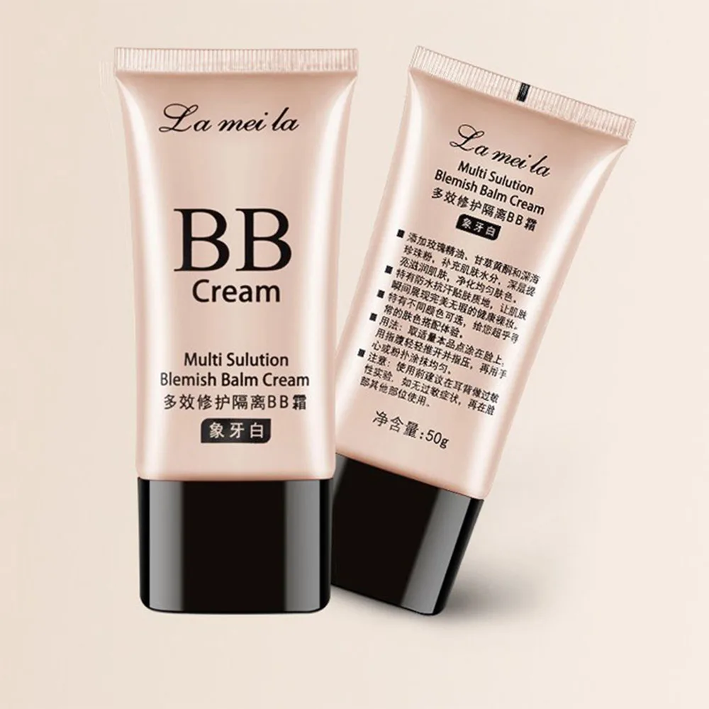 50g Liquid Foundation BB Cream Matte Oil-Control Concealer Base Lighten Skin Cosmetics 3 Colors Optional For Daily Face Makeup