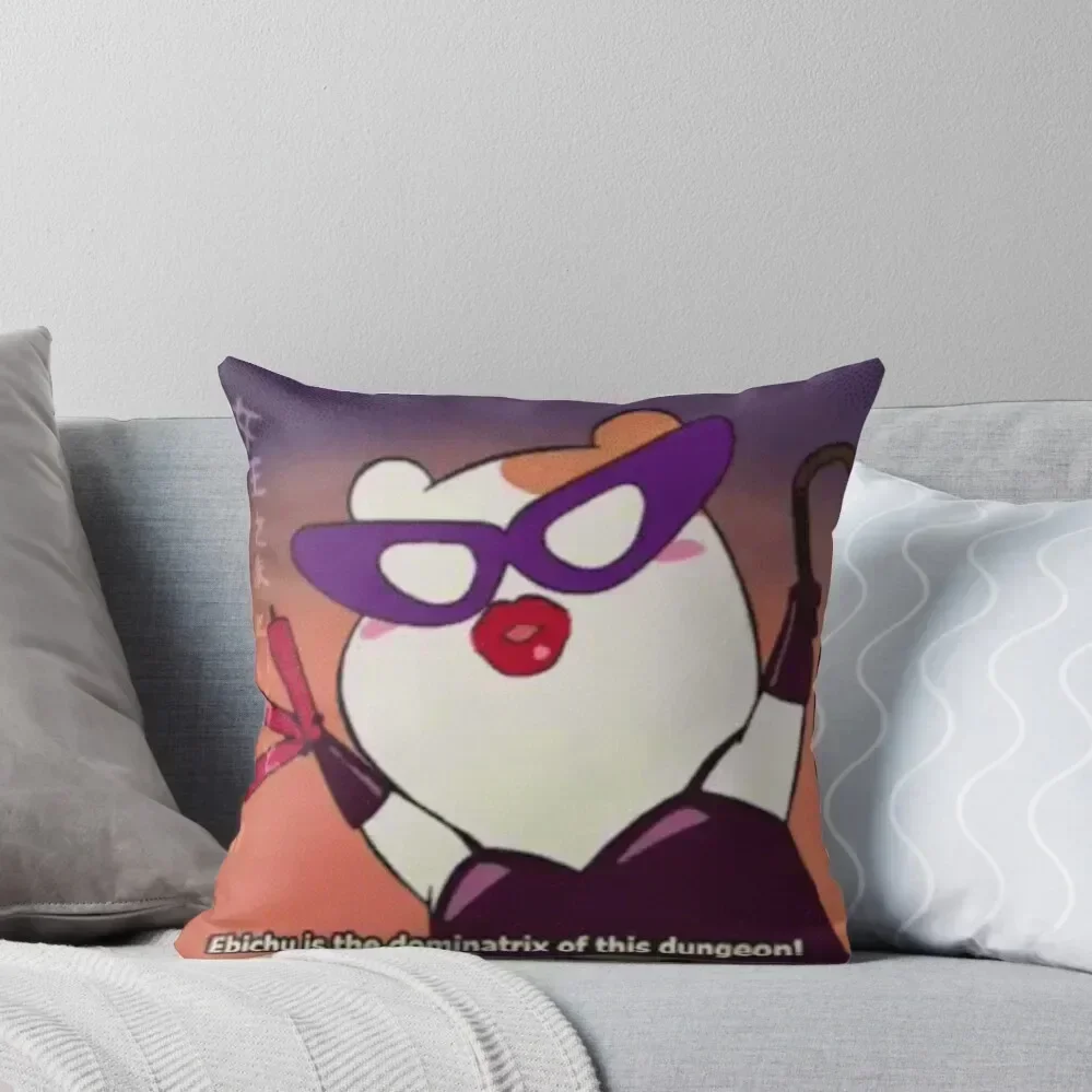 Oruchuban Ebichu - Ebichu is the dominatrix of this dungeon! Throw Throw Pillow Christmas Pillow Cusions Cover pillow