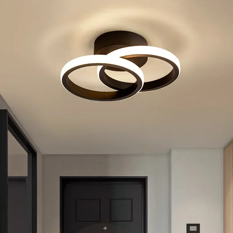 Aisle LED Lamps Three-color Lamp Modern Simple Style Ceiling Lamp Bedroom Lamp Surface Mounted Restaurant Lamp Home