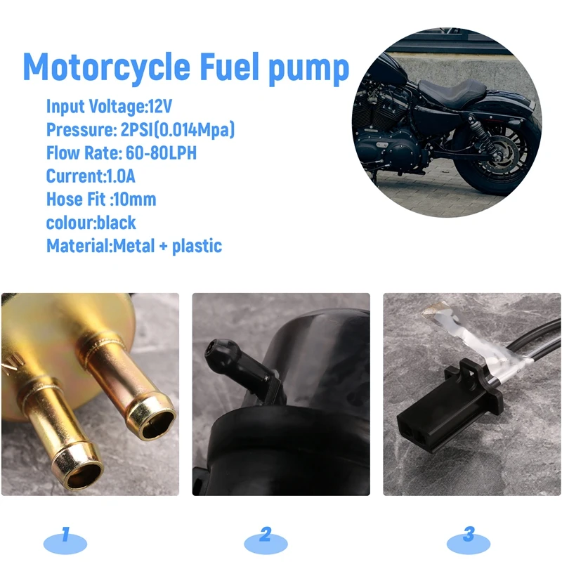 Motorcycle Fuel Pump For Honda Steed 400 NV600 NV750 C2 Shadow VT750 C2/C3/CD ACE Deluxe VT600 600 VLX600