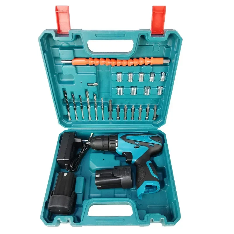 

88V Power Multifunctional Electric Tools Cordless Impact Drill Hand Drill Home Lithium Electric Screwdriver Set Factory Price