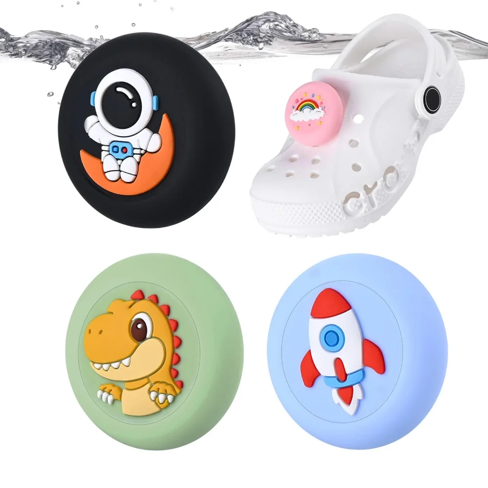 Silicone For AirTag Holder Safety Pin Design Durable For AirTag Tracker Case Lightweight For AirTag Accessory For AirTag