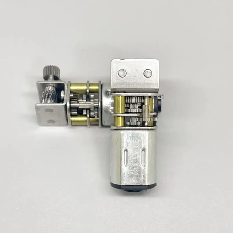 

Small Size DC 3V 5V 6V 120RPM Right Angle Output Mini N20 Turbo Worm Full Metal Gearbox Gear Motor Low Noise