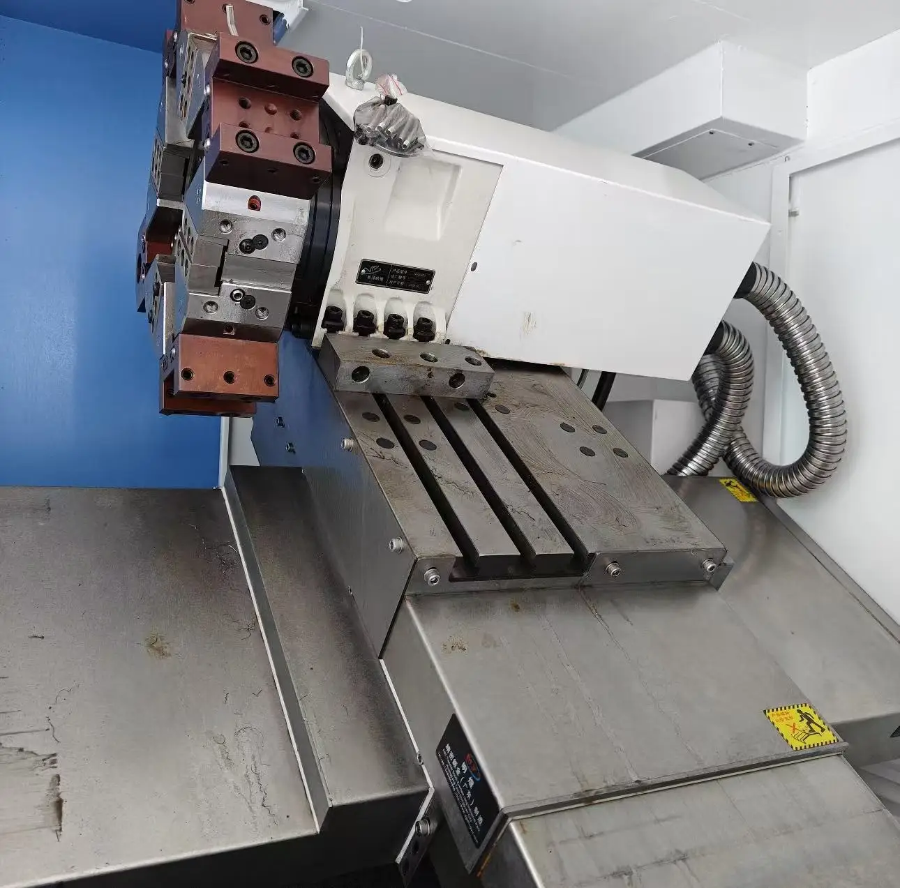 Fully Automatic Hydraulic CK46 Cnc Turning Center Machine Metal Precision Inclined Bed Micro Turret Machining Cnc Lathe