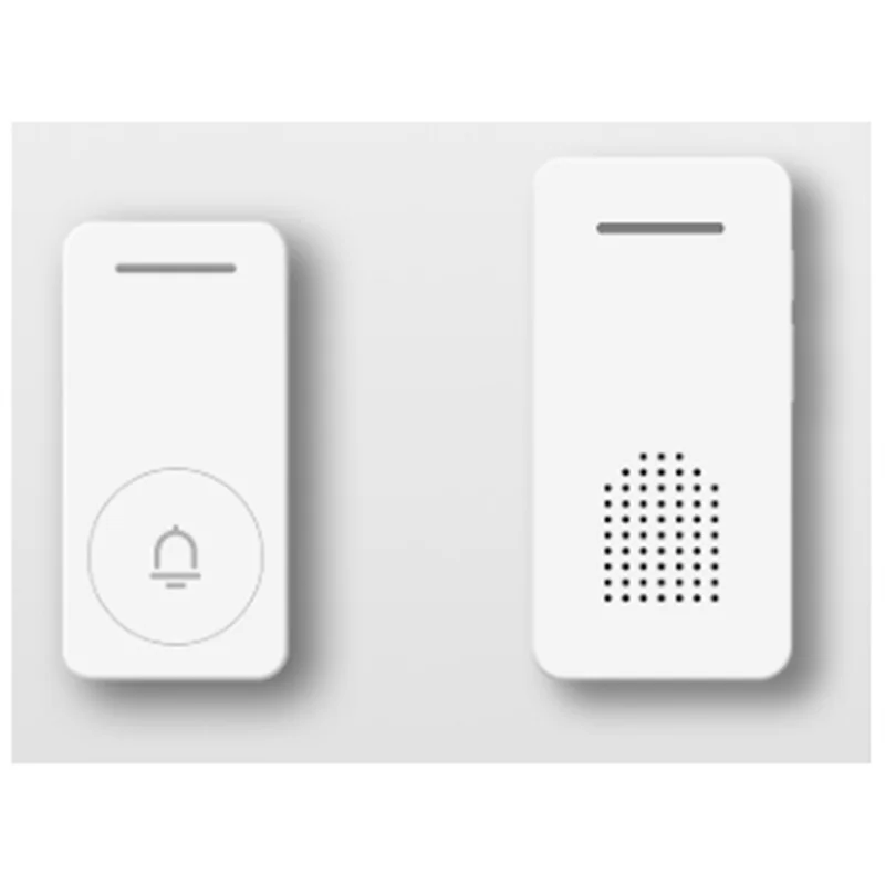 【HOT】ワイヤレスドアベルスマートホーム超長距離プラグインフリードアベル高齢者ポケットベルリモコン米国プラグ