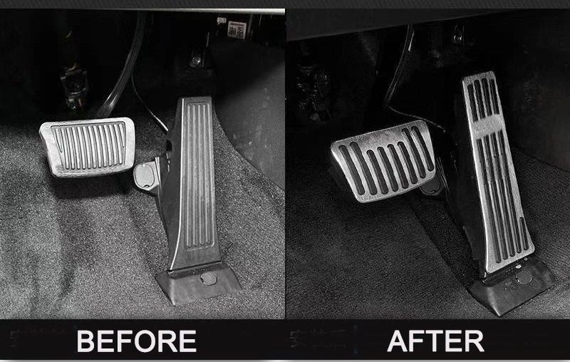 صالح تويوتا يارس كروس 2020 2021 2022 2023 2024 سيارة الغاز الوقود مسرع بدال فرامل غطاء عدم الانزلاق وسادة اكسسوارات السيارات التصميم #2