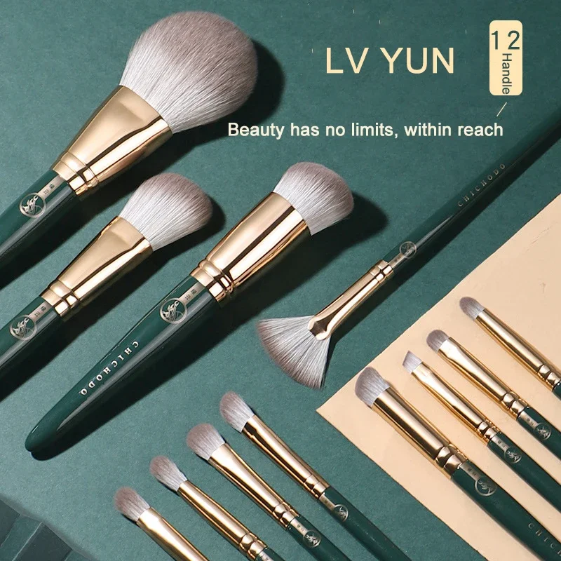 12pcs Makeup Brushes Sets Soft Fluffy Cosmetic Tools Eyeshadow Blush Contour Brush Foundation Powder Makeup Beauty Brushes