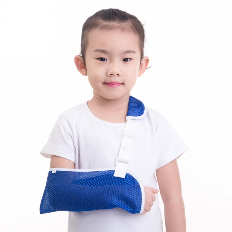 

Medical Children Forearm Sling Breathable Mesh Arm Wrist Fracture Fixation Belt Protector Support Brace Adjustable Kids Broken