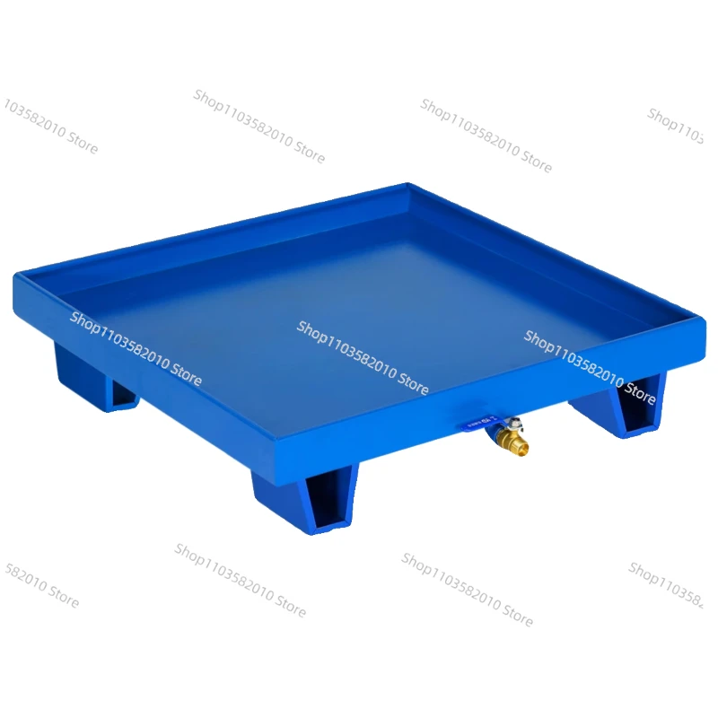 hazardous waste anti-leakage tray secondary container leak-proof platform chemical oil drum industrial oil tray forklift tra