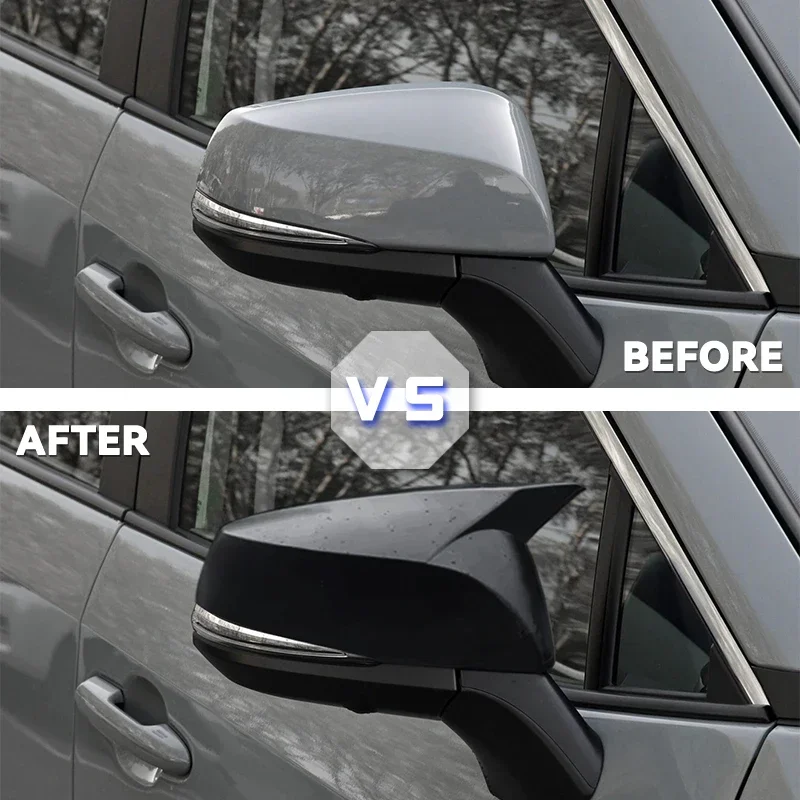 for Toyota Highlander 4th 2021 2022 Car exterior decoration accessories rearview mirror protective patch DIY upgrade ABS