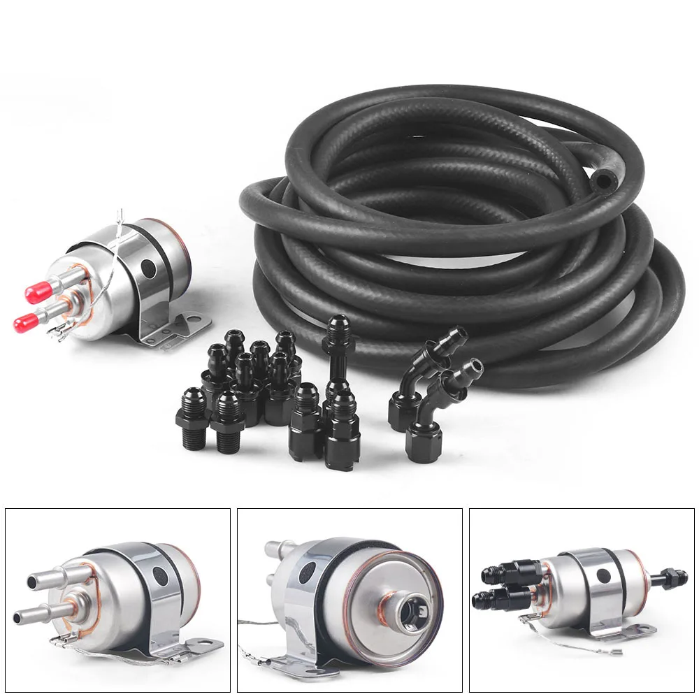 

Full set Fuel Filter For C5 Cruiser Corvette Fuel Pressure Regulator For LS Swap For EFI Conversion Return Fuel System Adapter