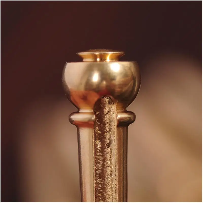 6PCS Acoustic Guitar Bridge Pin Guitar Strings Nail Solid Copper Brass Musical Stringed Instruments Guitar Parts Nylon Strings