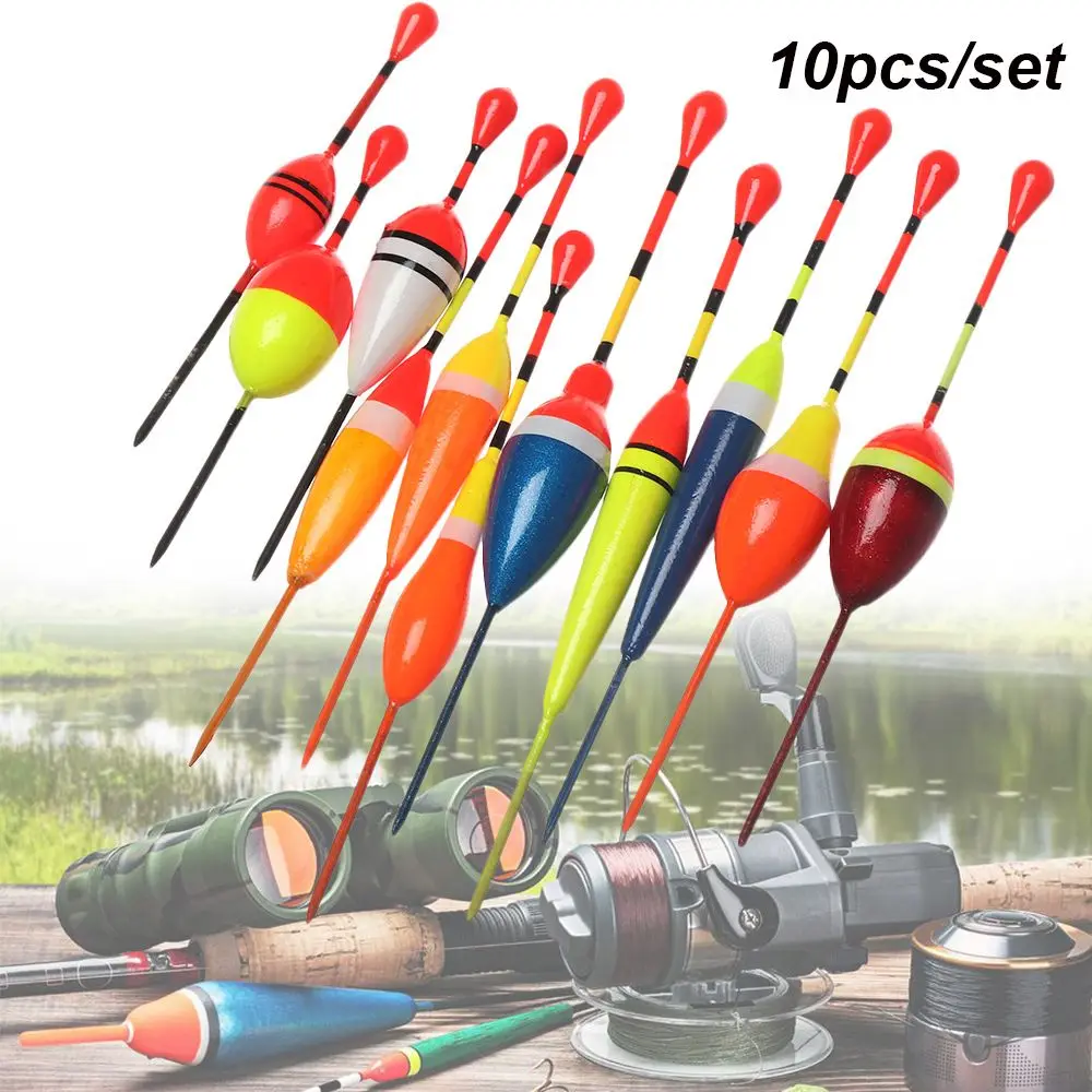 10PCS New Fluctuate Slip Drift Tube Light Stick Floats Indicator Floats Bobbers Ice Fishing Lure Float