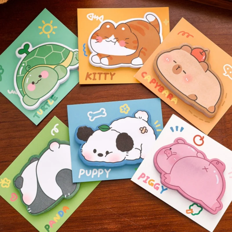 Cute Cartoon Special Animal Sticky Note Message N Times Sticky Note Paper Student Memo High-looking Sticky Note Kawaii