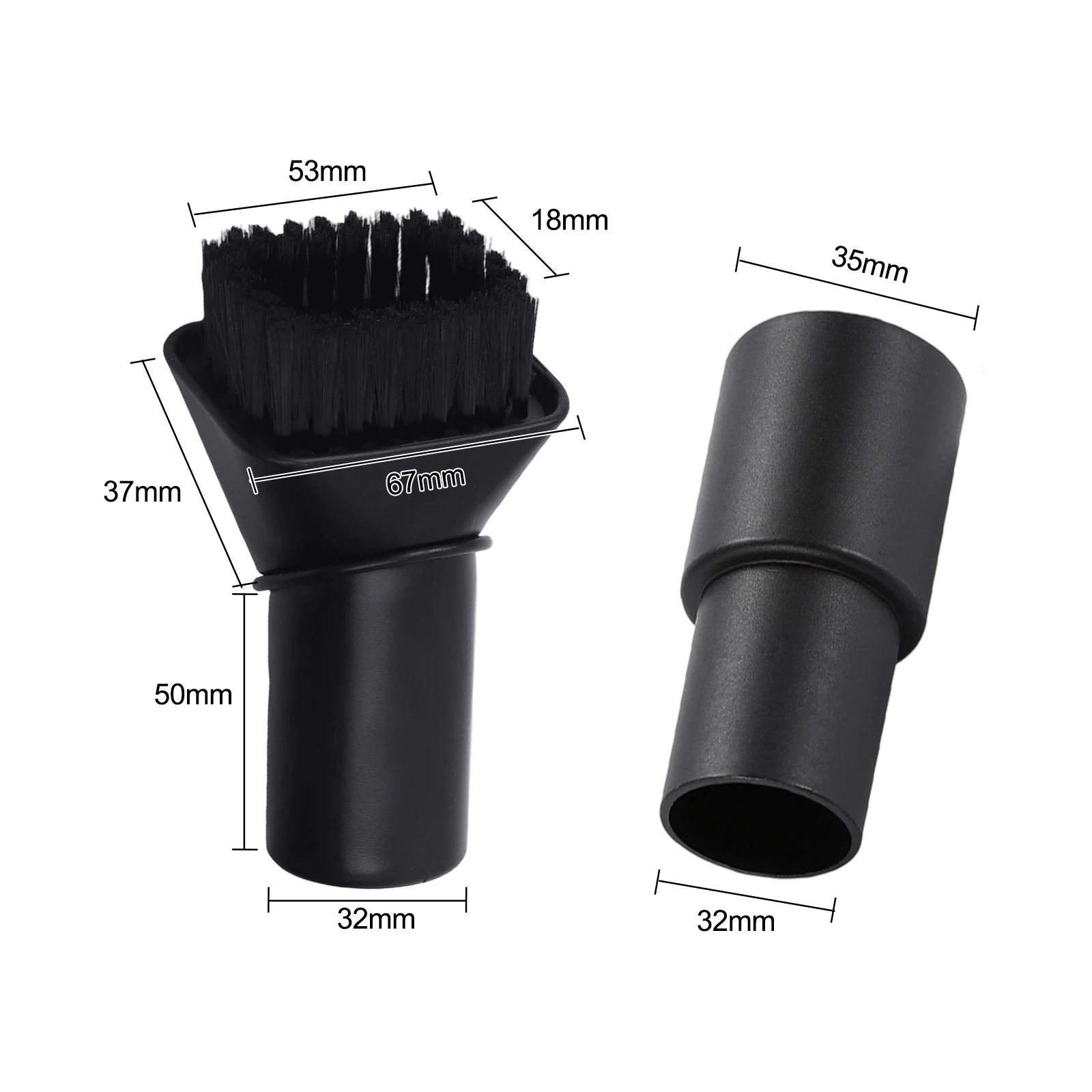 Suction Brush With Hard And Soft Bristles For Karcher WD 2 WD 3 WD 4 WD 5 Multi-Purpose Vacuum Cleaner For 2.863-221.0 image 5