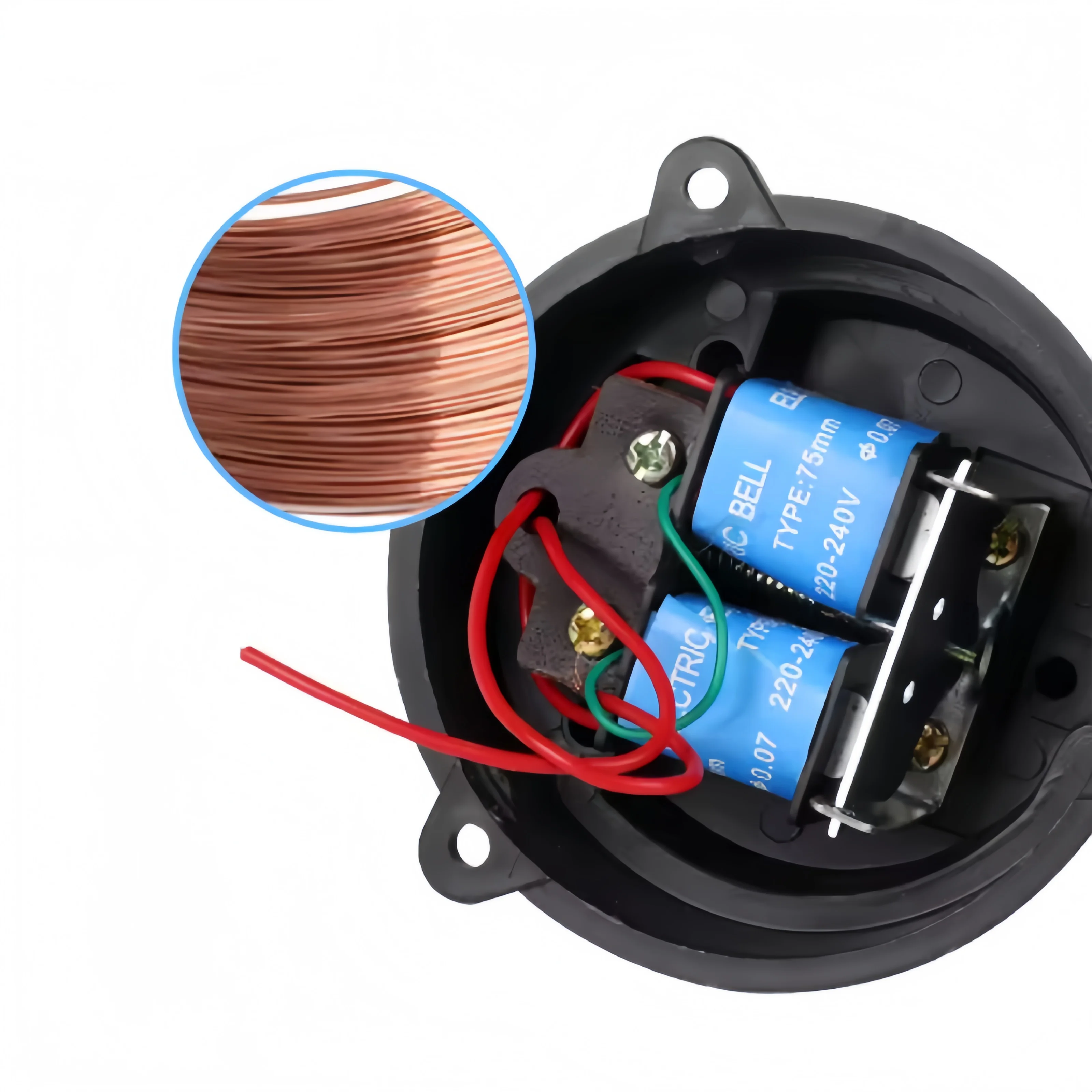 Tradition Electric Bell AC220v Call Rings Loud 2/3/4/6 inch High DB Alarm House Doorbell School Factory Bell