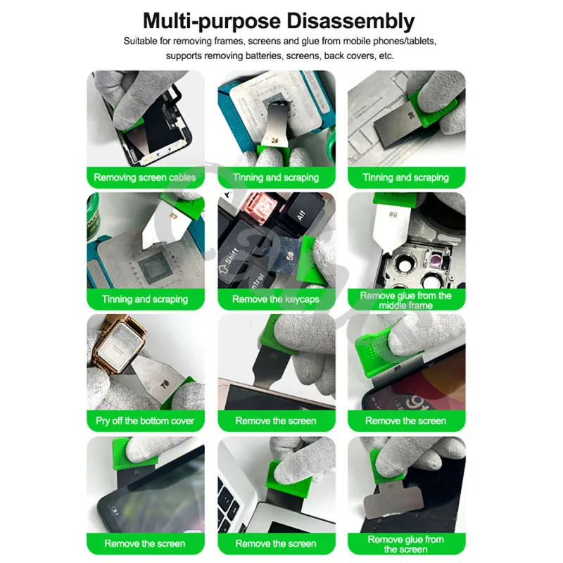 RELIFE TD1 Pro Multifunctional Dismantling LCD Screen Opener for IP Samsung Tablet Mobile Phone 12PCS Disassembly Repair Tools