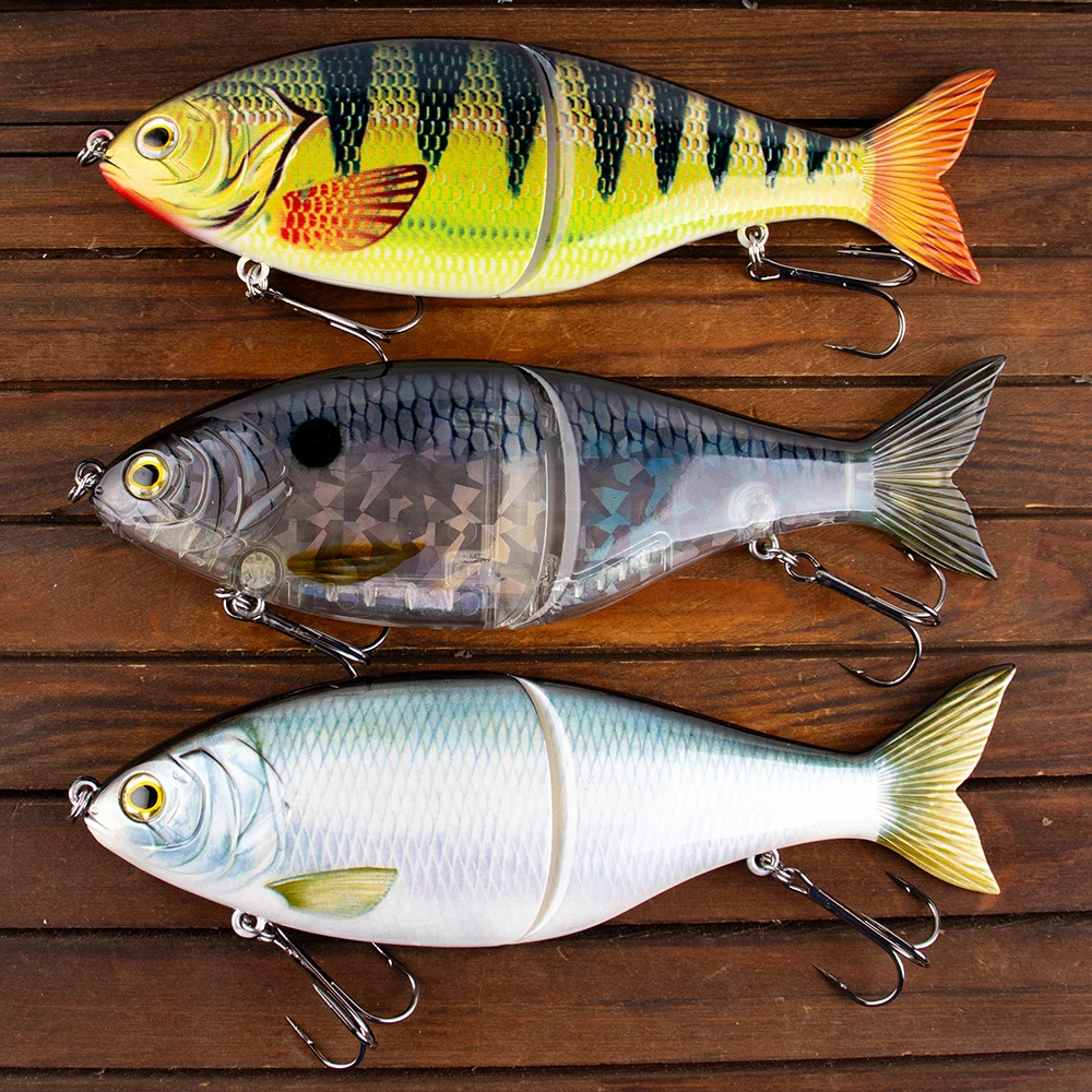 Magnisher Big Game Glide Shad Baits 17,8 cm 82 g langsam sinkende harte künstliche Angelköder GT Fishing Swimbaits Slide Lure Tackle – Detail 9