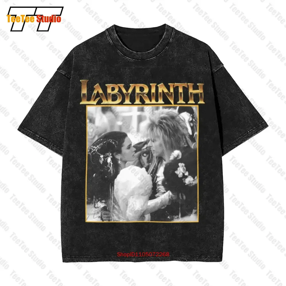 Labyrinth Movie Fantasy Classic Vintage Oversized T-Shirt Cult 1986 Retro HS20
