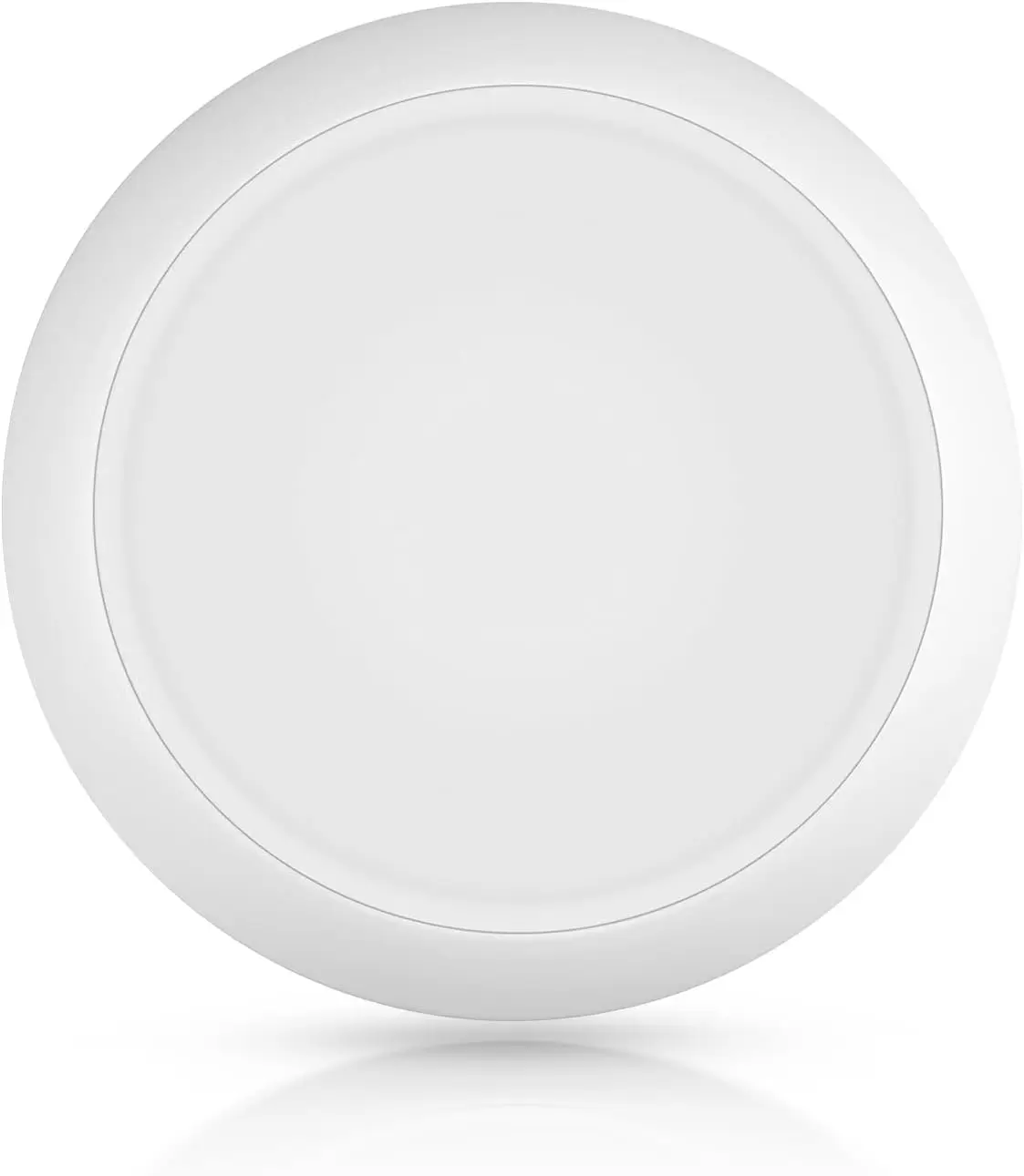 

30W 8 Inch Round Dimmable LED Ceiling Light, 2000 Lumens, 4000K Cool White, Surface Mount, Aluminum Baffle Trim, ETL