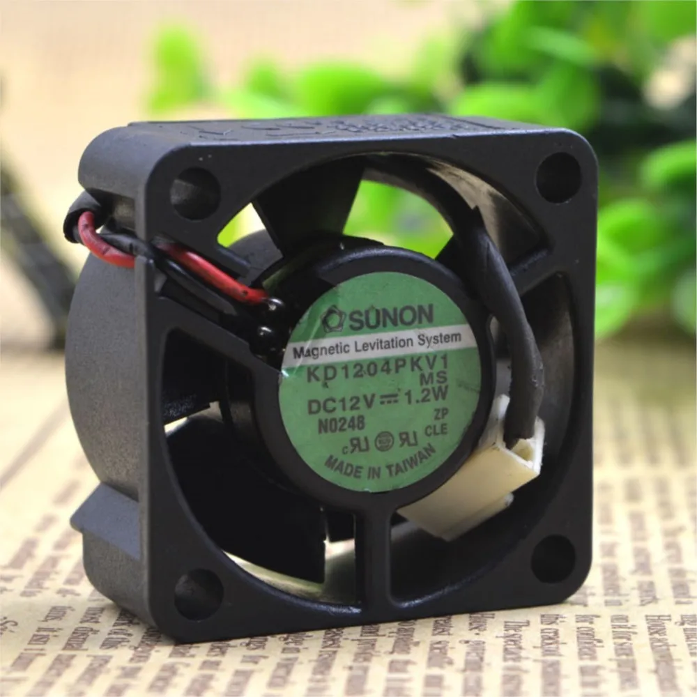 40mm 12V for Sunon KD1204PKV1 1.2W 2-Wire Cooling Fan 4020 4CM with High Efficiency