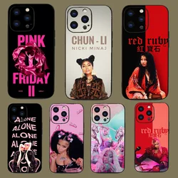 Nicki Minaj Rapper Pink Friday 2 Phone Case For Iphone 15 11 13 14 Pro Max 7 8 Plus X Xr Xs Max Se2020 12mini Cover Case