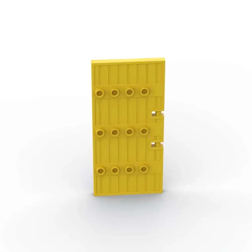 MOC 1 STKS Puzzel Deeltje 87601 Half Blad Grote Houten Poort Bouwstenen Deur Educatief Baksteen Speelgoed Verjaardagscadeau Dropshipping