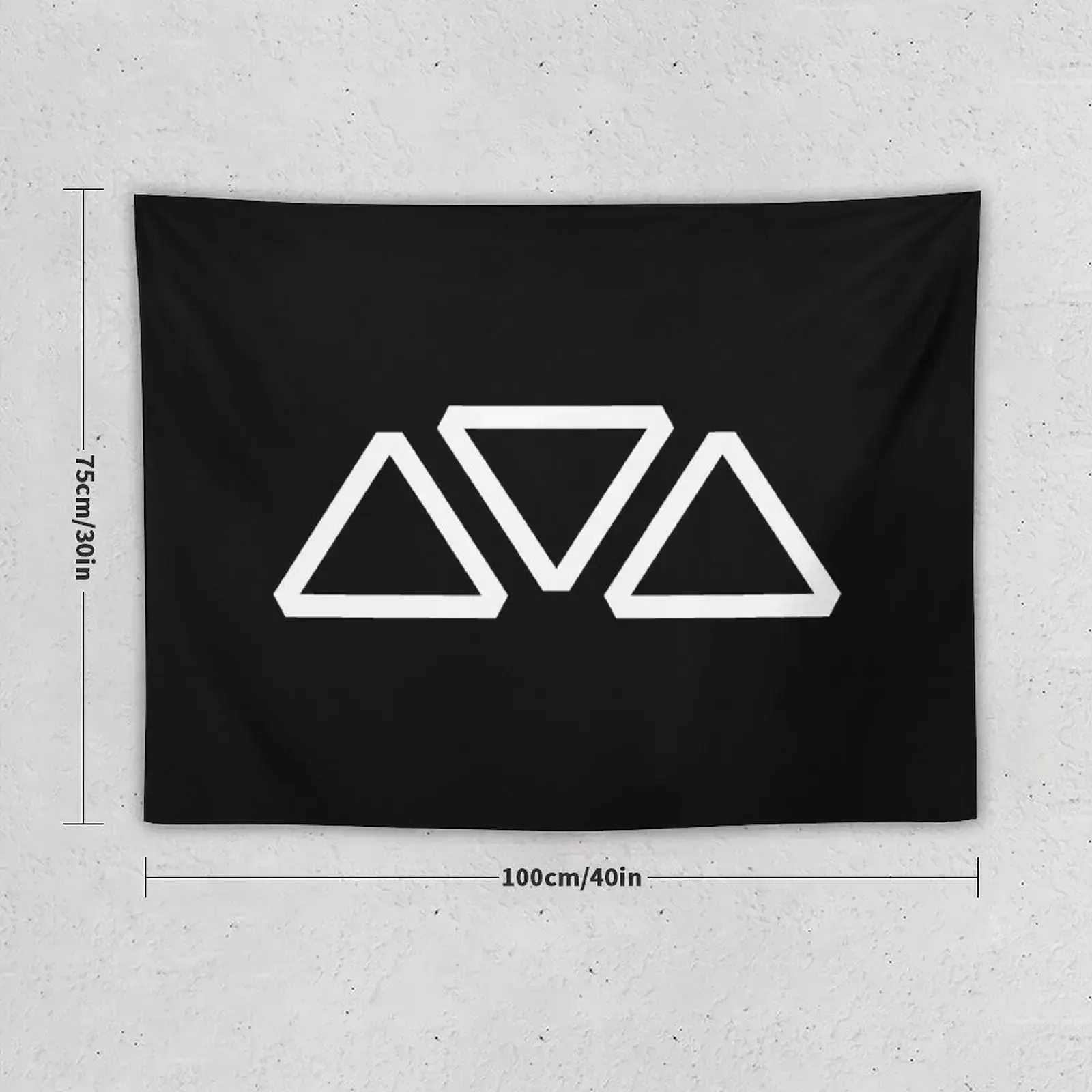 Anthem Triangle Logo Anthem Game Clean White Logo Tapestry Luxury Living Room Decoration Carpet On The Wall Tapestry