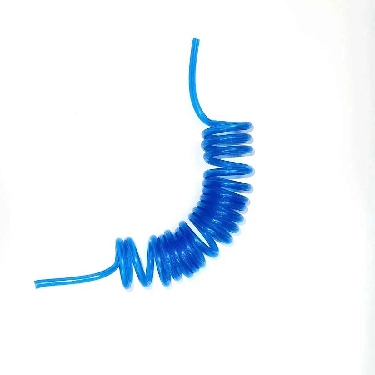 1Pc 5mm×3mm Fuel Tube Petrol Line Pipe Coloured Snake Type Spiral Soft Flexible Retractable RC Gas Airplane Red/Yellow/Blue