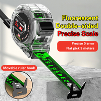 Fluorescence Tape Measure 5/7.5/10m Thickened Transparent Woodwork Ruler High Carbon Steel Meter Gauge Distance Measuring Tape