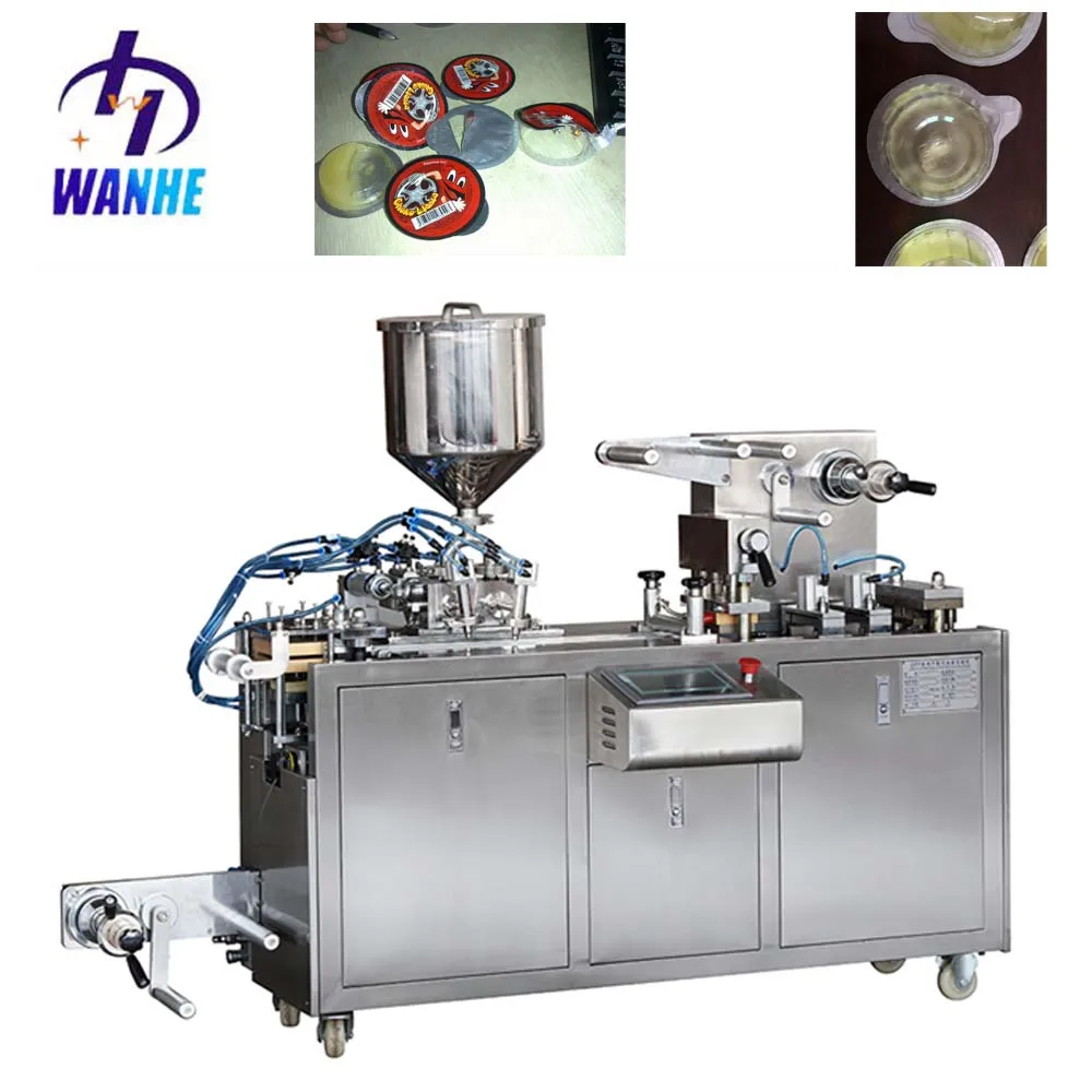 DDP-80 Wanhe Automatic Liquid Blister Packing Machine For Honey