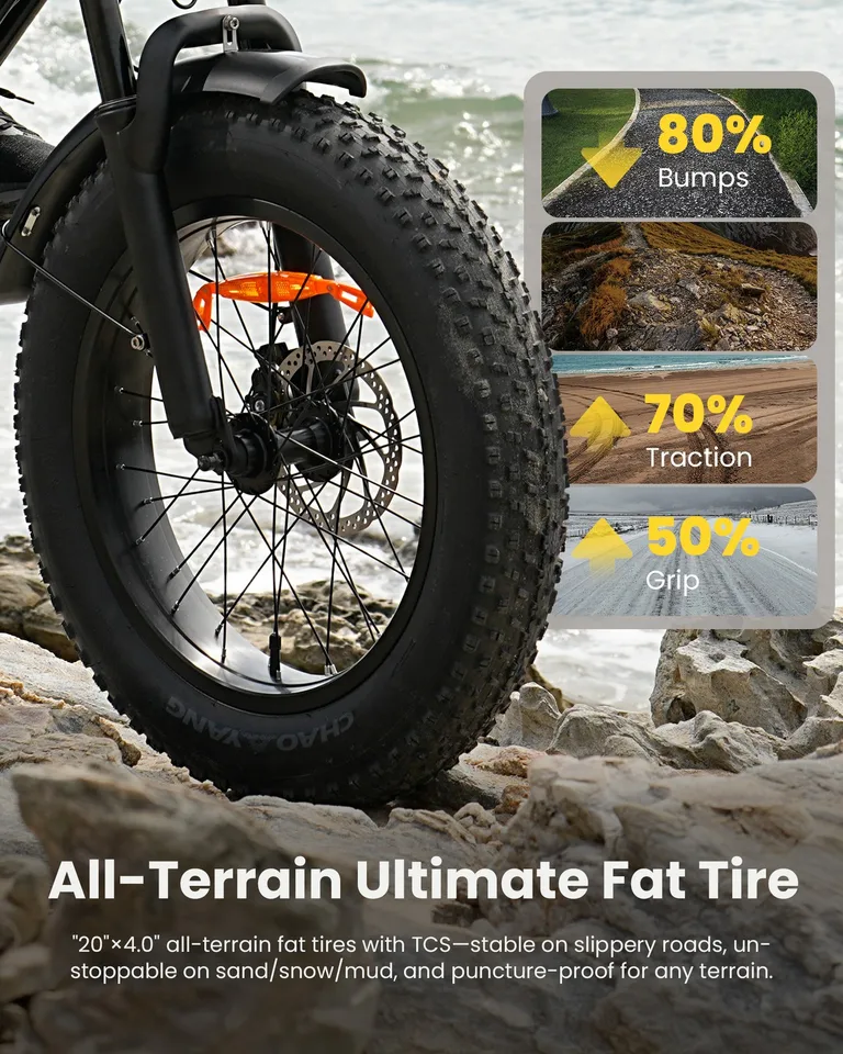 Electric Bike 1000W Fat Tire E Bike Electric Dirt Bike Dual Battery MoutainBike image 6