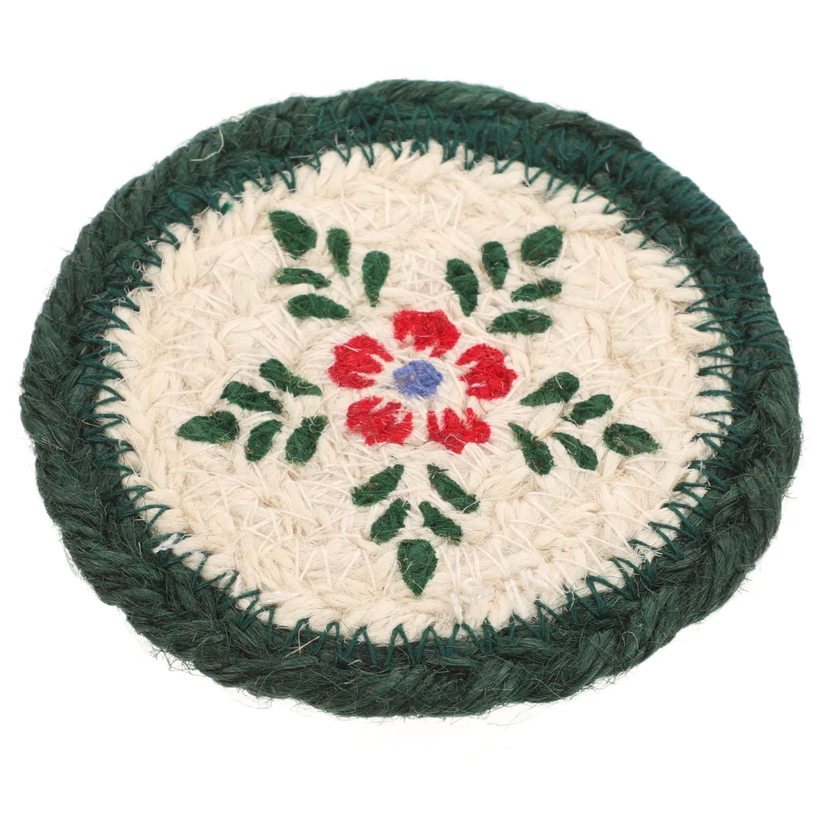 

Woven Placemats Coasters Hemp Rope Kitchen Mats for Dining Tables Boho Braided Insulating Pads Heat Resistant Non Slip Round