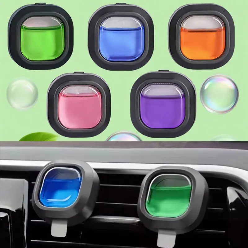 

1PC Long-Lasting Car Air Outlet Aromatherapy Clip Auto Fragrance Air Freshener Car Interior Odor Removing Fragrance Perfume