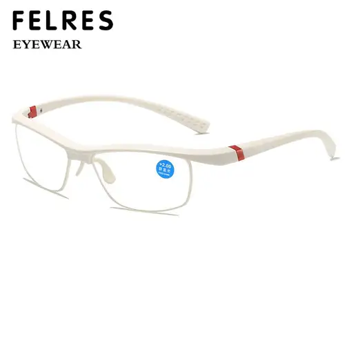Imagen 2 del producto Altamente dioptrías + 4,5 5,0 5,5 6,0 a + 8,0 gafas de lectura para mujeres y hombres gafas ópticas deportivas antiluz azul lectores de presbicia