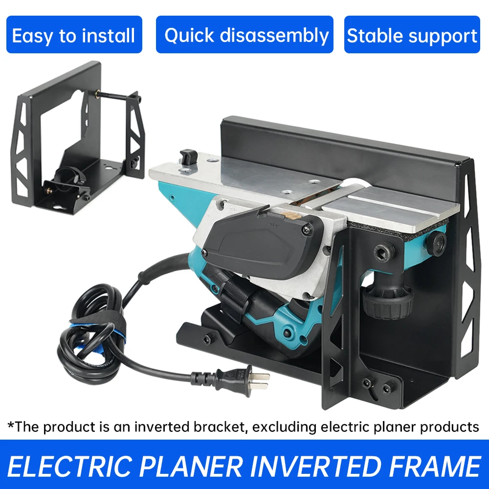 Suporte Invertido Stand-elétrico para Madeira Flip Plaina Decoração Portátil Ferramenta de Madeira Maciça Ferramenta Doméstica