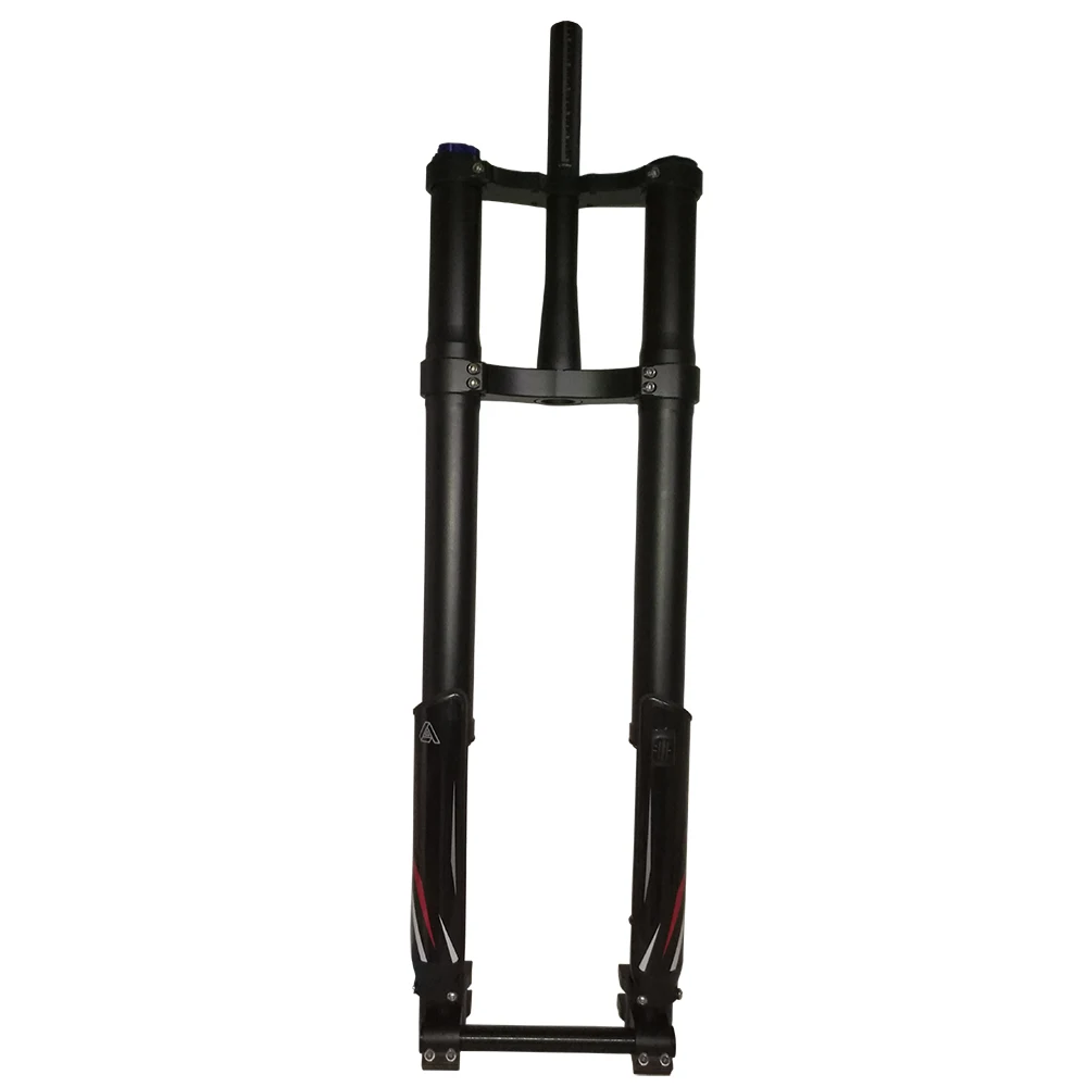 Double Shoulder Fork With 160mm Travel Aluminum And Magnisum Alloy Bicycle Insert DH Suspension Fork