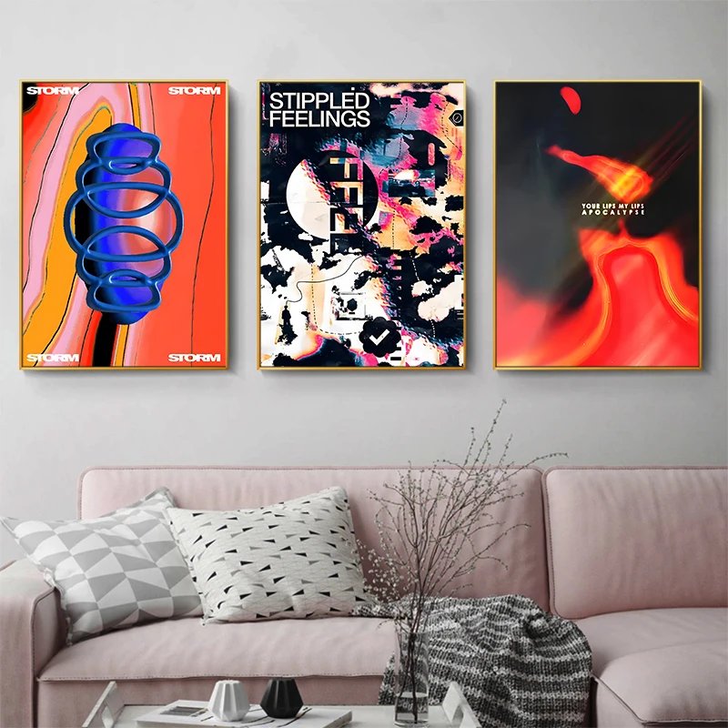 Vintage Abstract Classic Poster Retro Extreme Canvas Painting Print Wall Art Picture for Living Room Home Decor Cuadros Unframed