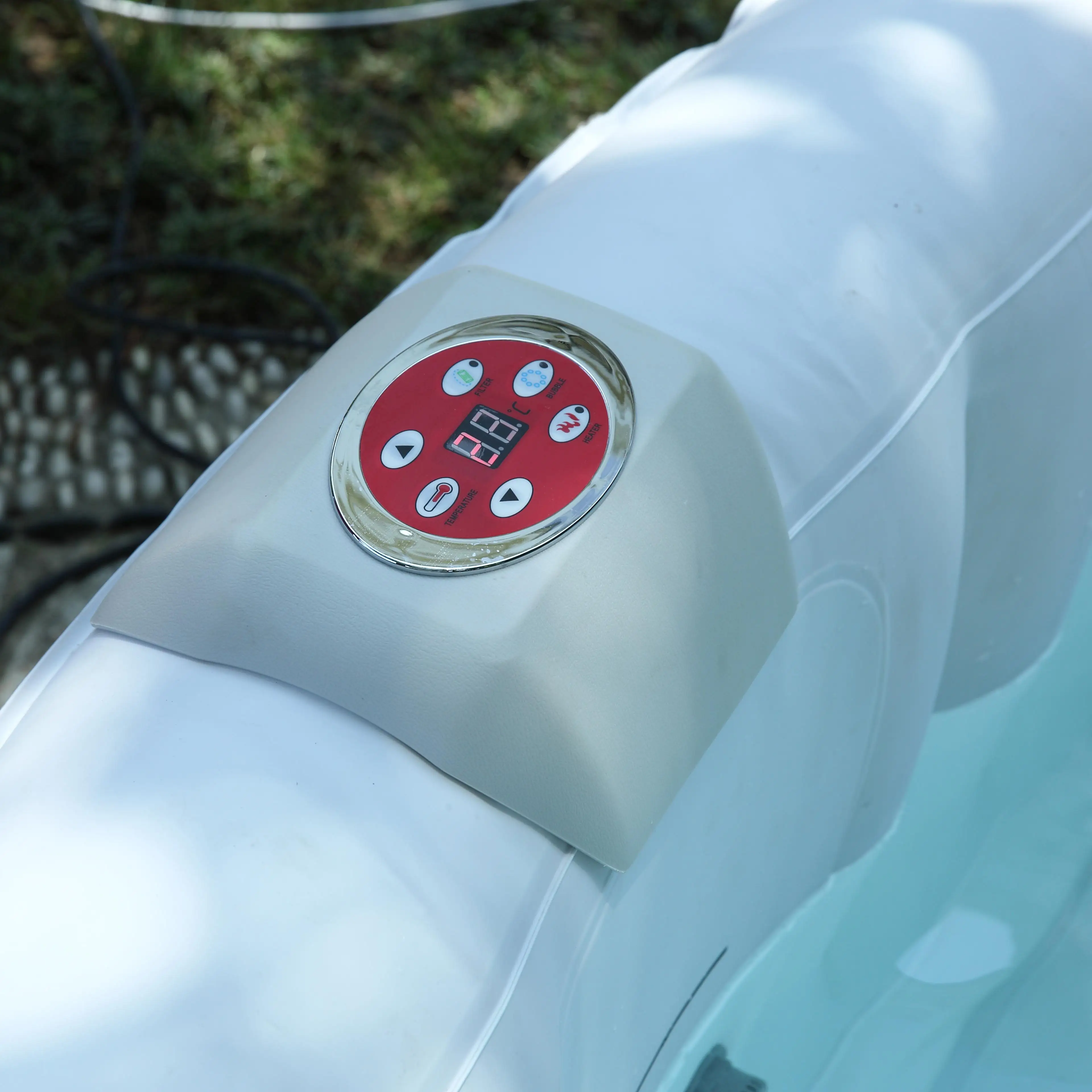 Buiten 6-8 persoons ronde vier - Inflatable Hot Tub recensie en prijs