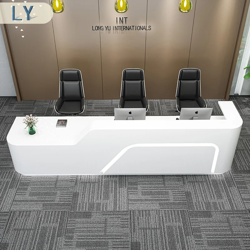 ホワイトホテルの受付デスク、ショップ、ビューティー、モダンバー、ラグジュアリー、エグゼクティブ、ディスプレイ、受付デスク、オーガナイザー、ビューロー、ラウンジ家具