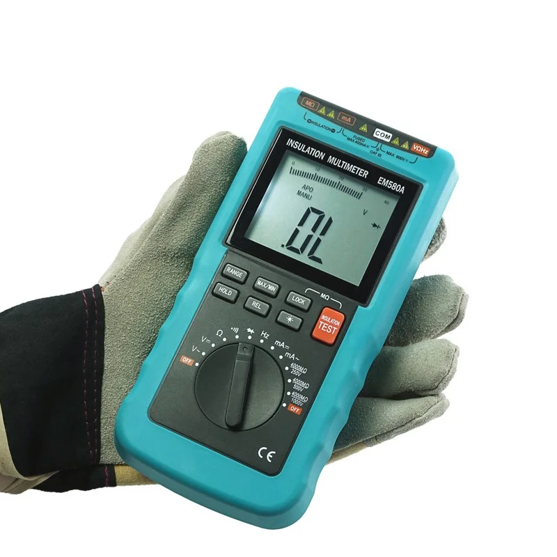 all-sun EM580A Megohm(4000M) Insulation multimeter digital multimeter autorange meter voltage(DC/AC) Current(DC/AC) resistance